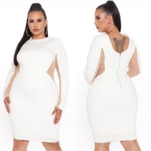 Fashion Nova Seal The Deal Plus Midi Dress